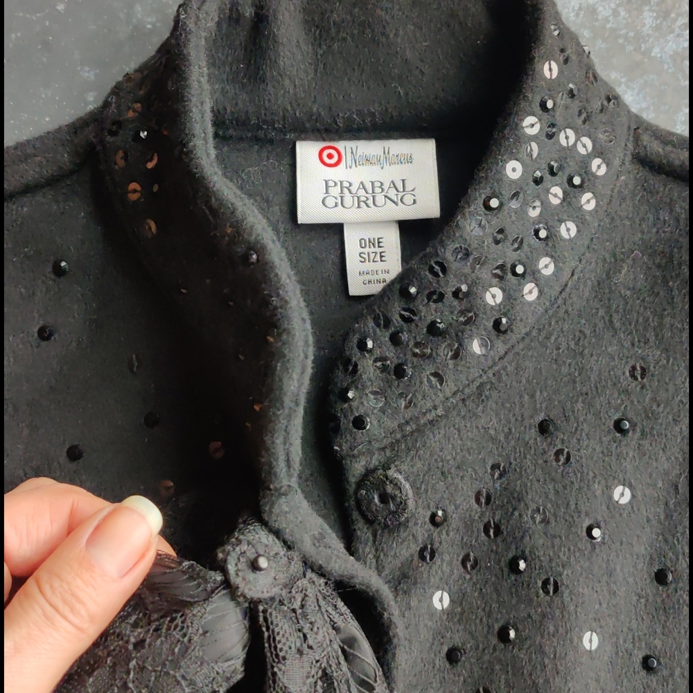 Prabal Gurung wool caplet - Picture 3 of 4
